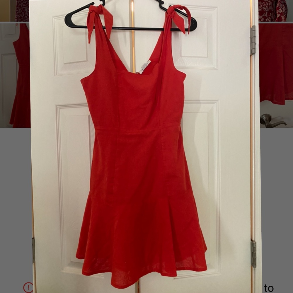American eagle red dress